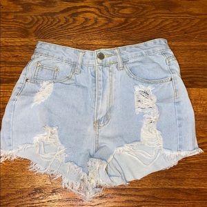 Jean shorts
